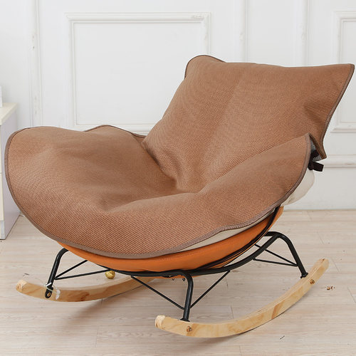 夏季企鹅躺椅垫休闲摇摇椅垫子夏天凉席椅子坐垫座垫罩子