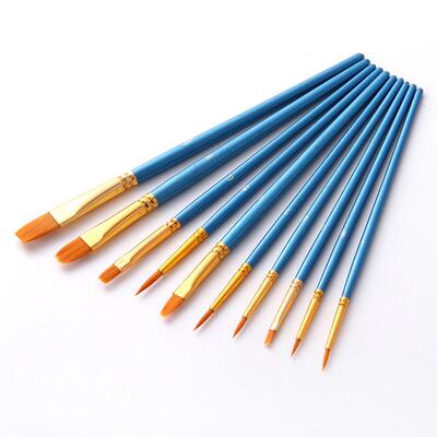 10pcs/pack Paint Brushes Set Painting Art Brush for Acrylic