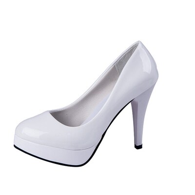 Spring Sexy High Heel Sandals Round Toe Slipon Womens Shoes