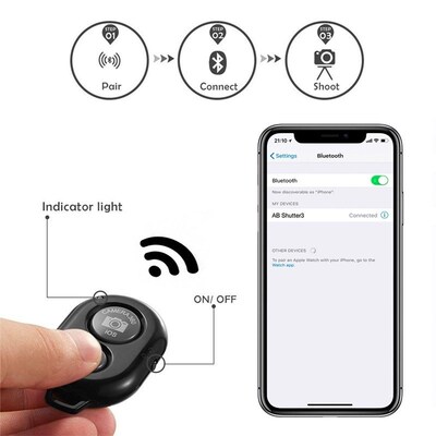 Tripod stand for Phone camera Holder mount Bluetooth remote