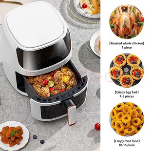 8L English air fryer oven Oil free Airfryer touch screen 5L
