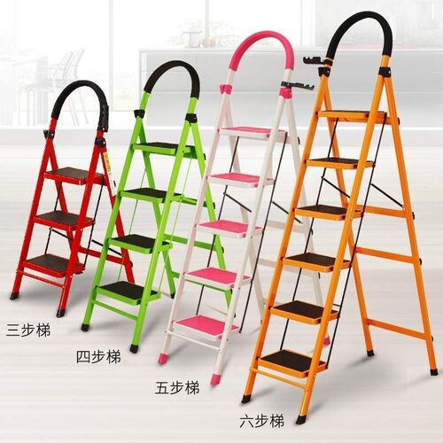 Mobile dual-purpose ladder stool stool stepping simple lad