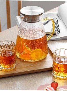 6pcs set Glass cup tea water juice beer milk drinking kettle