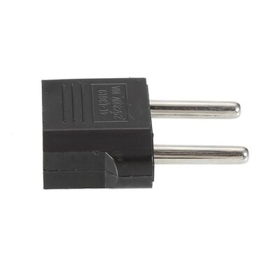 1PC US To EU Plug Adapter 2 Round Pins Socket Converter Port