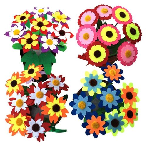 Flower Pot Crafts Toys for Children Kids DIY Potted Plant Ki