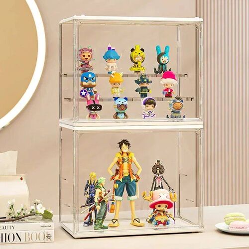 1Pcs Acrylic Showcase for Collectible Figures and Clear Disp