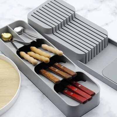 Cutlery Storage Tray Knife Holder Knife And Fork Storage Box