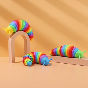 Colorful Slug Snail Seal Kawaii Transform Caterpillar Fidget