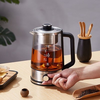 蒸汽煮茶壶202新款全自动泡茶喷淋式玻璃煮茶器蒸电热茶壶恒温
