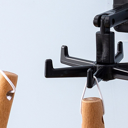 2pcs Universal Kitchen Hook Multi-Purpose 360 Degrees Rotate