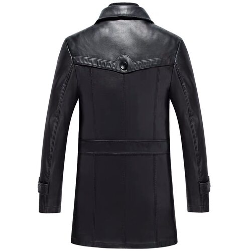 Free shiping  new  black sheepskin soft matte men smart casu