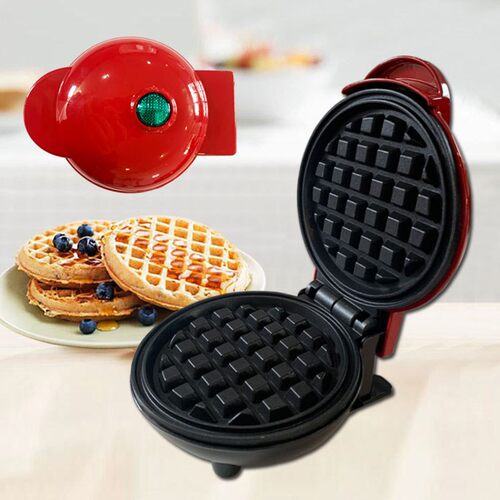 Mini Waffle Maker Machine for Waffles Paninis Breakfast
