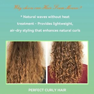 Olive Oil Shaping Mousse Fluffy Curly Hair Styling Shaping