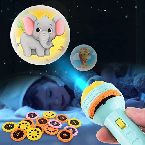 Childrens Luminous Toy Flashlight Illuminates Different Pat