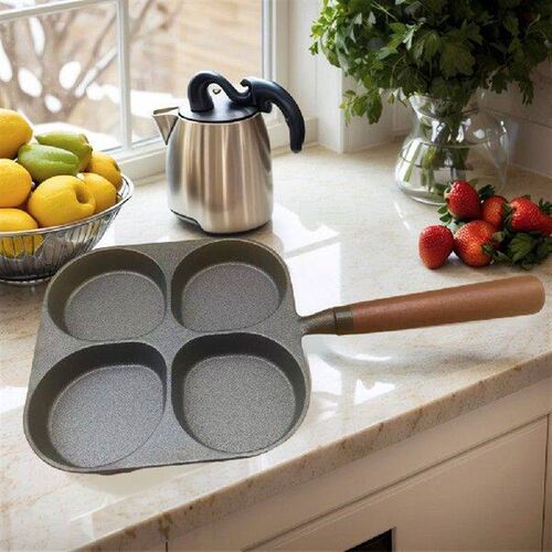 4 Hole Steak Cooking Pans Non Stick Frying Pot Pan