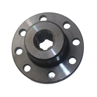 自卸车齿轮泵连接器水泵法兰盘联轴器法兰齿8齿单键方盘内径前端