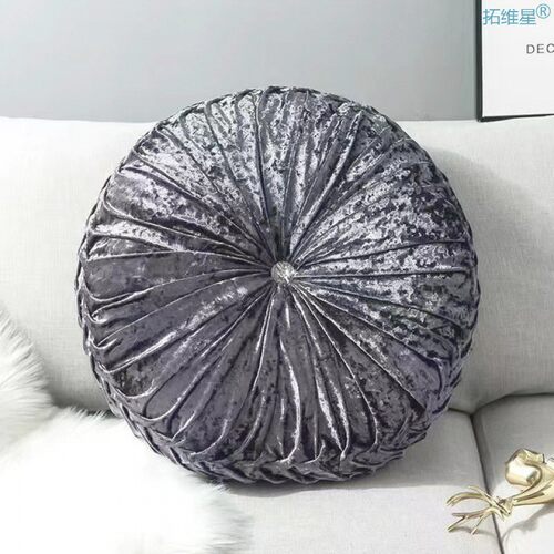 Pastoral Style Pumpkin Round Seat Cushion/Back Cushion Sofa