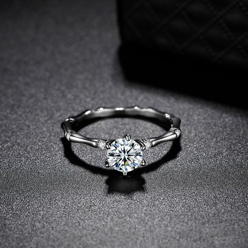 Personality rend Simple  Sterling Silver Color Platinum-plat