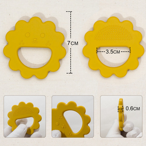 New Baby Teethers Rodent Teething Ring Molar Stick Cartoon C