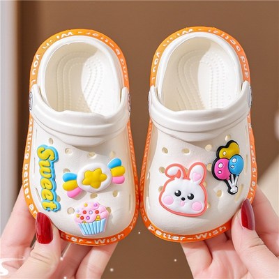 Kids Slippers For Boys Girls Cartoon Shoes Summer Toddler Fl