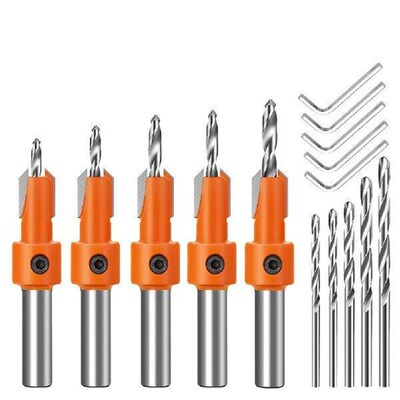 Bench Drills Home Improvement Countersink Drill Bit Set 8mm