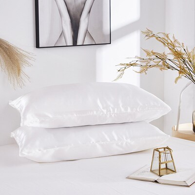 Imitation silk satin Pillowcase Silky Soft Pillow Case cover