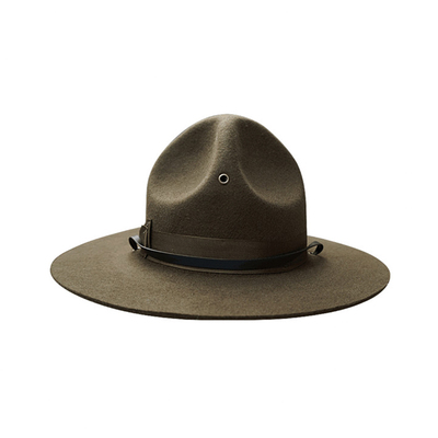 X047 U.S. Marine Corps Adult Wool Fedora Hats Adjustable Siz