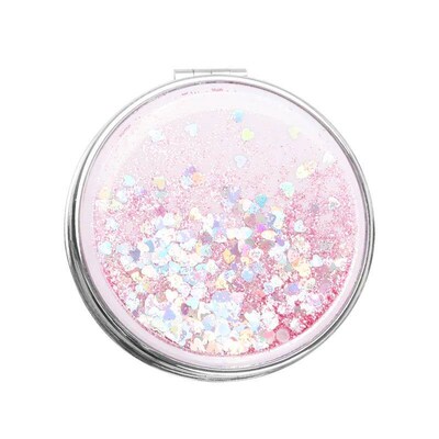 Flowing Sands Mini Folding Makeup Mirrors Pocket Mirror for