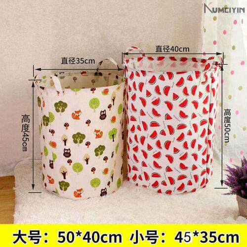-toy storage bag storage box with handle cylinder storage-