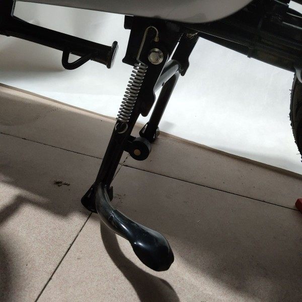 深远009中撑撑脚加厚大脚架双支撑车梯撑车架电摩脚撑边撑支撑架