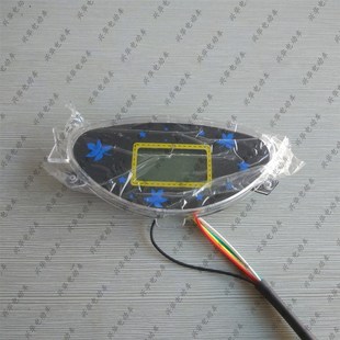 电动车液晶仪表 电量显示屏 数字显示速度里程改装48V60V仪表总成