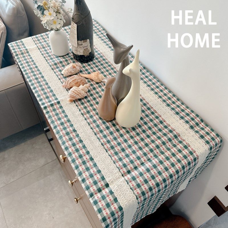 法式复古提花格子布带绗缝棉餐桌桌旗餐垫桌垫长条斗柜电视柜盖巾,居家布艺,桌旗,淘宝优惠券,粉丝福利购,淘宝优惠卷