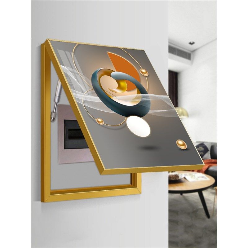 电表箱装饰画竖款电表盒遮挡壁画2024新款配电箱挂画电闸餐厅竖版,家居饰品,现代装饰画,淘宝优惠券,粉丝福利购,淘宝优惠卷