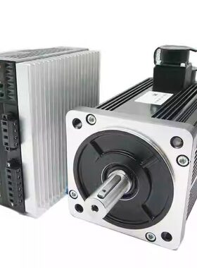 60/80/110/130交流伺服电机套装400W750W1.5KW3.8K永磁马达驱动器