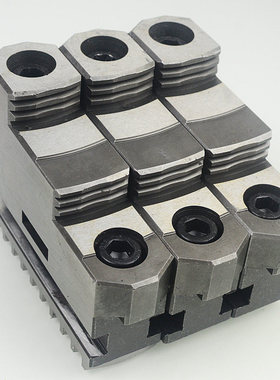 三爪卡盘卡爪正爪反爪活爪250 320C 400C 500C正反一体带螺丝两用