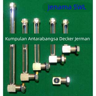 L型油位计DIN3018铜管状油标M12，M10接头耐高温液位计A型液位计