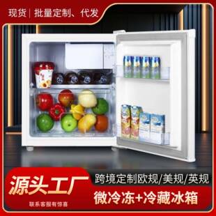 冰箱家用小型复古单门酒店客房母乳厨房冷藏宿舍用迷你小冰箱一人