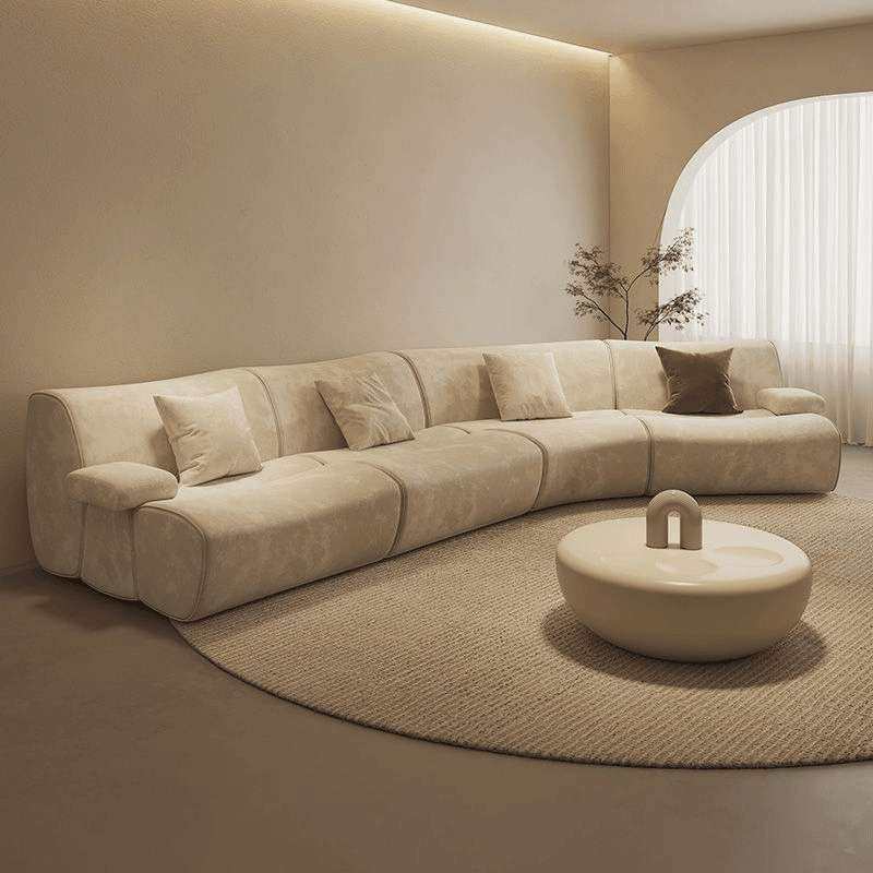 复古风布艺沙发大别墅客厅商场酒店大堂轻奢极简风弧形沙发组合,3C数码配件,其它配件,淘宝优惠券,粉丝福利购,淘宝优惠卷