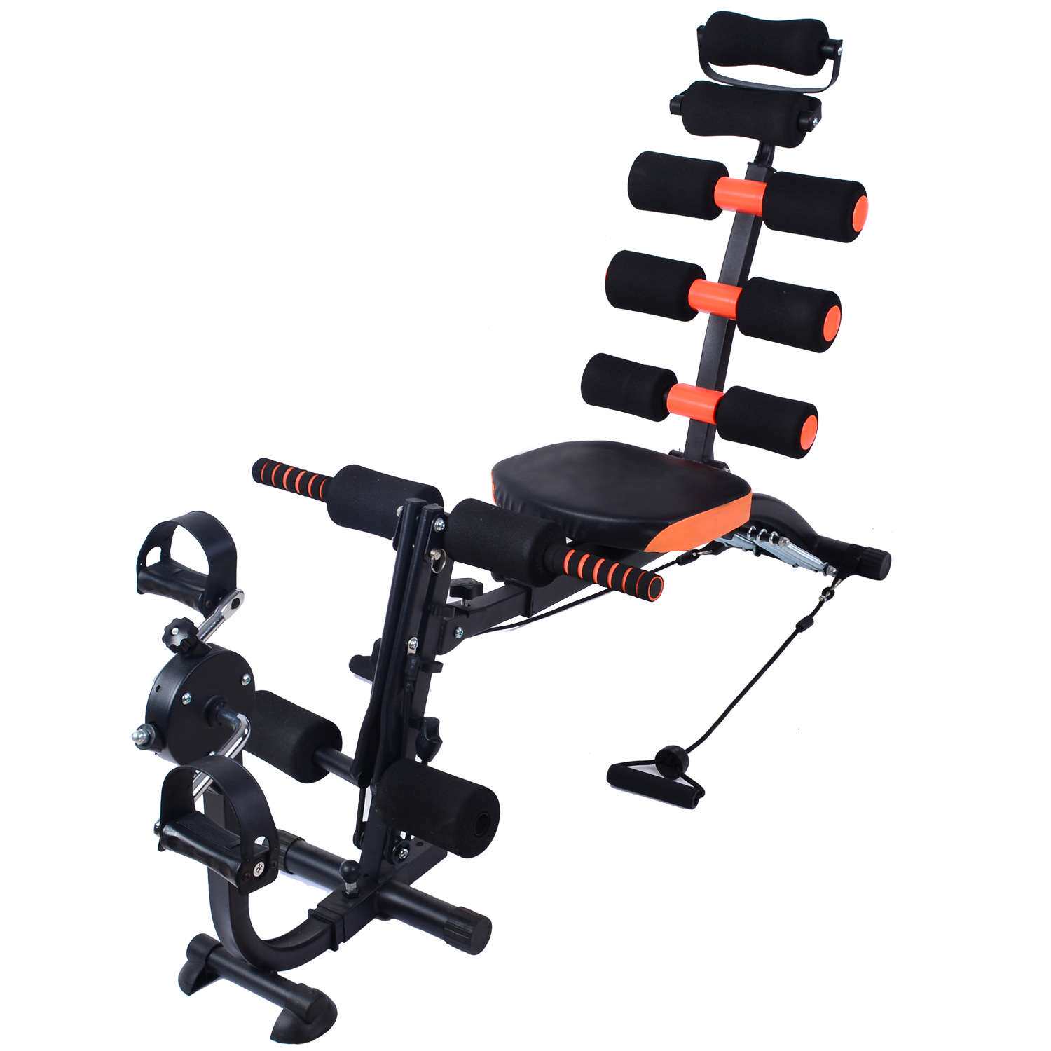 男女多功能仰卧板懒人运动机收腹器自动仰卧起做健身器材家用卷腹