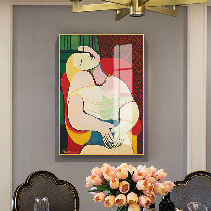 毕加索梦后现代轻奢装饰画抽象艺术壁画客厅卧室玄关走廊过道挂画