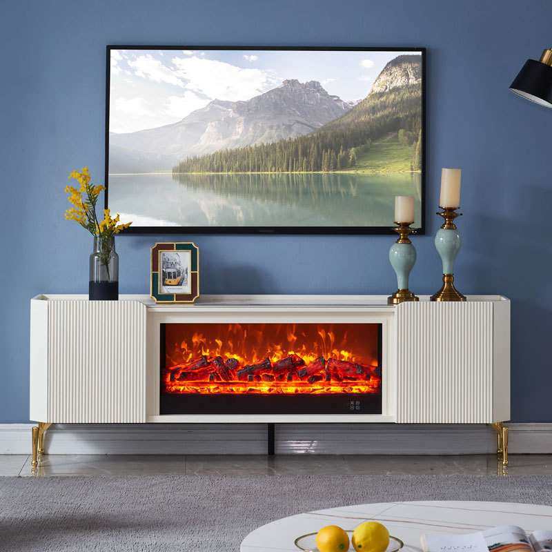 1.8米轻奢实木壁炉电视柜 现代时尚客厅岩板仿真火取暖壁炉装饰柜,3C数码配件,其它配件,淘宝优惠券,粉丝福利购,淘宝优惠卷