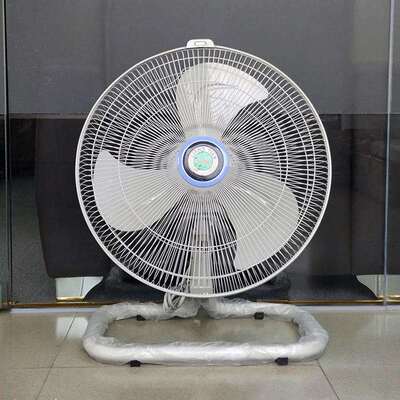 梁田摇头趴地扇18寸450MM白色强力商用工业风扇大功率台式FS45-D