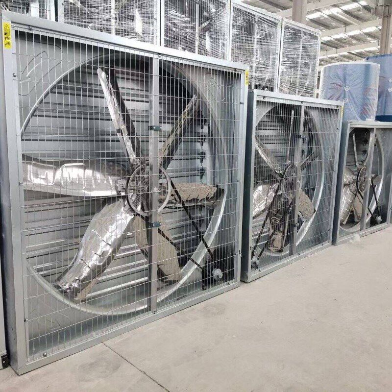 排气扇嵌入式工业级超薄车间换气扇推拉窗工厂养殖场抽风机高速强图片