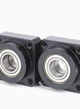 承轴承座组件方法兰带扣环单轴承铝合金固定座BASA6004ZZ BFF33