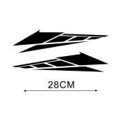 机车尾罩车头装 拉花贴画防水雕刻单色贴花 饰反光贴片踏板机车改装