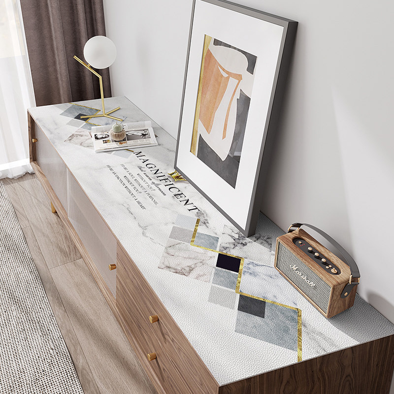 电视柜桌垫盖布桌布防水防油免洗鞋柜台布长方形餐边柜硅胶垫子