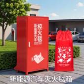 新能AL 052源汽车灭火箱用专毯灭箱防火毯箱子充电桩电动车棚控火