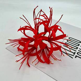 风雨兰彼岸花假花头曼珠沙道华K581花汉服拍照具花装饰品仿真花艺