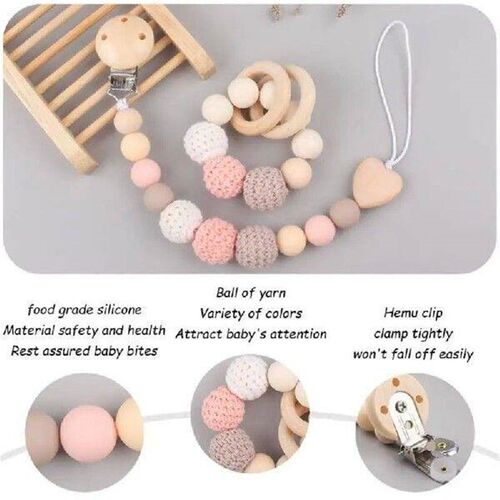 Pacifier Rope Anti Dropping Woven Nipple Chain Pacifier
