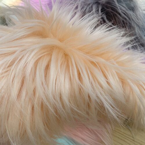 25x45cm 8cm Pile  Faux Fur Fabric For Patchwork Sewing Mater